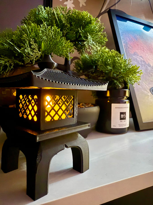 Japanese Pagoda Tealight Holder - Unique Asian-Inspired Home Decor, Elegant Candle Holder
